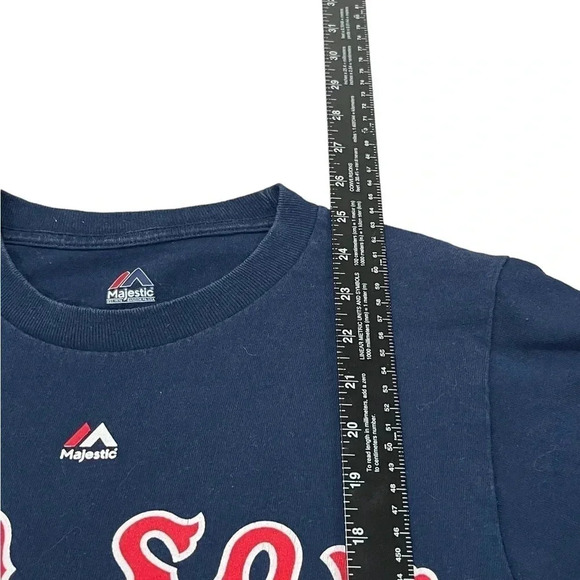 🍀 2/$22 Boston Red Sox Sandoval Blue Red T Shirt Mens size small - Picture 5 of 6
